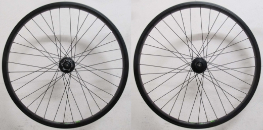 Shimano Deore Exal XL 25 26" MTB Disc Laufradsatz schwarz 6-Loch