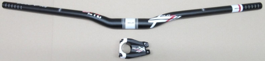 XLC Pro Ride Riser Lenker HB-M15 31,8mm schwarz + Vorbau ST-FR02