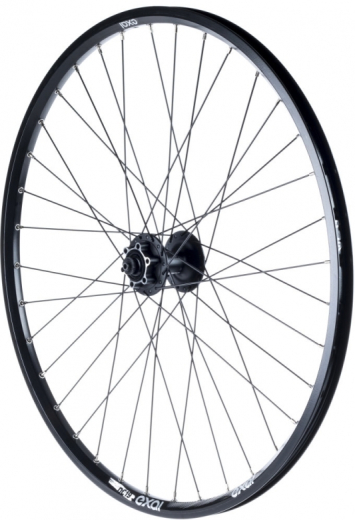 Exal DC19 Shimano Alivio 475 26" MTB Disc Laufradsatz schwarz 6-Loch