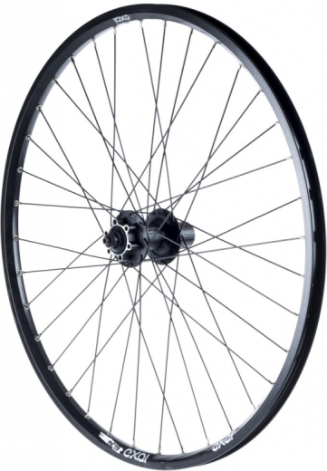 Exal DC19 Shimano Alivio 475 26" MTB Disc Laufradsatz schwarz 6-Loch