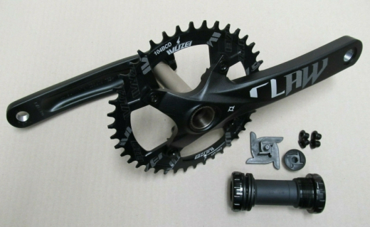 Prowheel Claw Kurbelgarnitur 175mm 42 Zähne schwarz