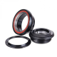 ZTTO 4444T Steuersatz Semi-Integriert schwarz EC44/40 ZS44/28.6 für Tapered Gabel